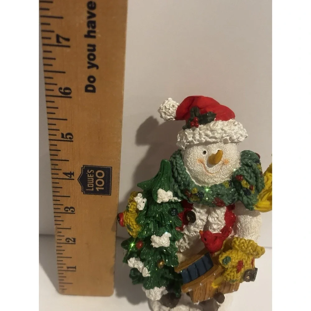 Vintage Snowman Collectibles By Seymour Resin Christmas‎ Figurine Decoration